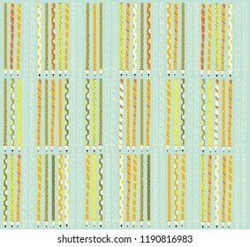 Patter with pencils. Vector illustration.