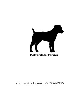 Patterdale Terrier dog silhouette dog breeds Animal Pet