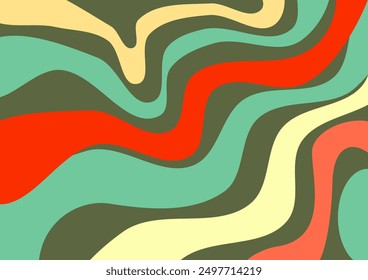 The pattern is 1960. vector illustration