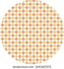 Pattern -3-2- Checkerboard - yellow