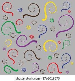 Pattern Abstract 2. The image can be used as a design element, as a pattern, as a label for packaging, in the textile industry, in the interior