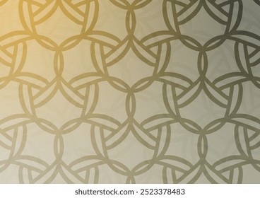 Diseño abstracto de patrón de fondo de línea amarilla. Ilustración vectorial.
