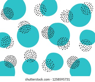 Pattern abstract dots modern. white background circle color. pattern swatch vector illustration - Vector
