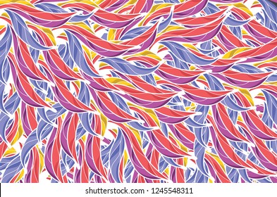 Pattern abstract element  in baroque colorful,with decorative elements