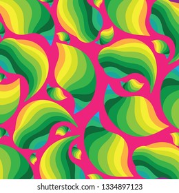 Pattern abstract element  in baroque colorful,with decorative elements