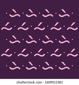 a pattern of abstract element with two color and flat design