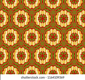 Pattern of abstract floral flowers. Seamless vector illustration. for design greeting cards, backgrounds, wallpaper, interior design.