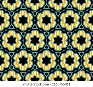 Pattern of abstract floral flowers. Seamless vector illustration. for design greeting cards, backgrounds, wallpaper, interior design.
