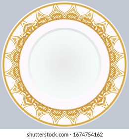 Patrón Con Ornamento Abstracto Floral. Patrón oriental. Motivos Indios, Místicos, Otomanos. Patrón de tratamiento antiestrés. Vector