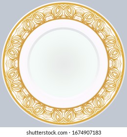 Patrón Con Ornamento Abstracto Floral. Patrón oriental místico. Motivos indios o marroquíes otomanos. Patrón de tratamiento antiestrés. Vector