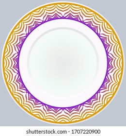 Patrón Con Ornamento Abstracto Floral. Patrón oriental. Motivos Indios, Místicos, Otomanos. Patrón de tratamiento antiestrés. Vector