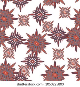 Pattern abstract flower background design. Abstract geometric art woven pattern. Can be used for wallpaper, pattern fills, textile, web page background, surface textures.