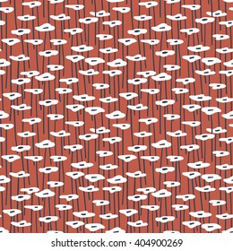 Pattern with abstract flowers. Seamless decoration wallpaper. Abstract vector illustration with flowers. 