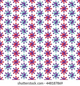 Pattern of abstract flowers for textiles, interior design, for book design, website background.