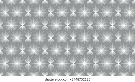 A pattern abstract form in various sizes and shades of gray