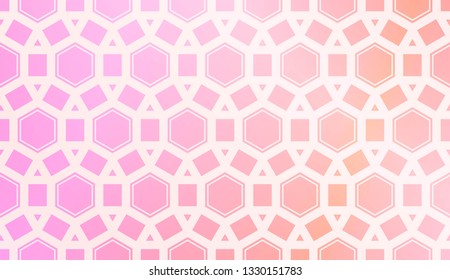 Pattern With Abstract Geometric Design. Vector Illustration. Design For Your Interior Wallpaper, Fashion Print, Business Presentation. Blurred gradient.