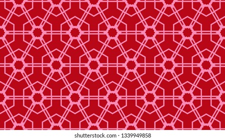 Pattern with abstract geometric design. Vector illustration. Design for your interior wallpaper, fashion print, business presentation