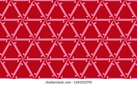 Pattern with abstract geometric design. Vector illustration. Design for your interior wallpaper, fashion print, business presentation