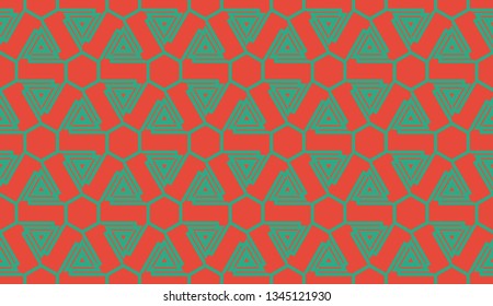 Pattern with abstract geometric design. Vector illustration. Design for your interior wallpaper, fashion print, business presentation