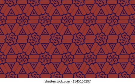 Pattern with abstract geometric design. Vector illustration. Design for your interior wallpaper, fashion print, business presentation