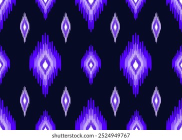 Patrón geométrico abstracto étnico oriental ikat patrón de Vector sin costuras diseño tradicional para alfombra decorativa almohada de cortina patrón geométrico 