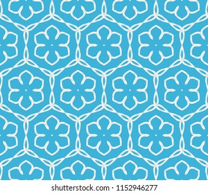 pattern with abstract geometric flower. Stylish fashion design background for invitation card. illustration.