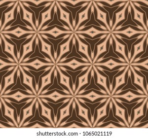 Pattern of abstract geometric flowers. Seamless vector illustration. for design greeting cards, backgrounds, wallpaper.