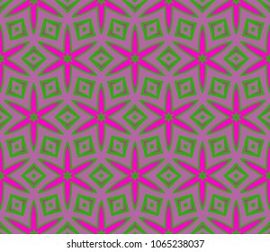 Pattern Pattern of abstract geometric flowers. Seamless vector illustration. for design greeting cards, backgrounds, wallpaper, interior design.