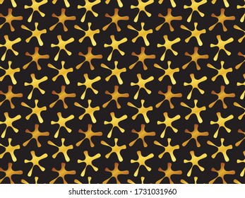 Pattern with abstract geometric line. Light modern simple wallpaper, tile backdrop, monochrome graphic element. Gold texture