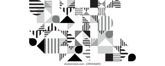 pattern with abstract geometric shapes 