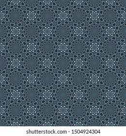 Pattern of abstract geometric shapes. Seamless vector background illustration