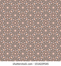 Pattern of abstract geometric shapes. Seamless vector background illustration
