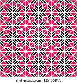 Pattern with abstract geometric style.  For fashion interiors design, wallpaper, textile industry .