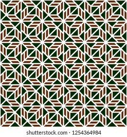 Pattern with abstract geometric style.  For fashion interiors design, wallpaper, textile industry .