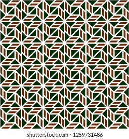 Pattern with abstract geometric style.  For fashion interiors design, wallpaper, textile industry .