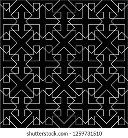 Pattern with abstract geometric style.  For fashion interiors design, wallpaper, textile industry .