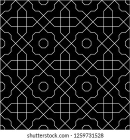 Pattern with abstract geometric style.  For fashion interiors design, wallpaper, textile industry .