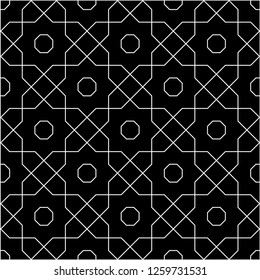 Pattern with abstract geometric style.  For fashion interiors design, wallpaper, textile industry .