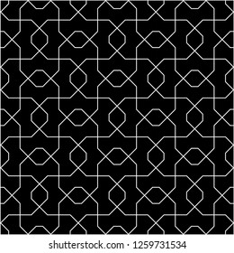 Pattern with abstract geometric style.  For fashion interiors design, wallpaper, textile industry .