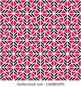 Pattern with abstract geometric style.  For fashion interiors design, wallpaper, textile industry .