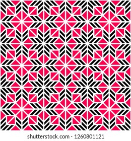 Pattern with abstract geometric style.  For fashion interiors design, wallpaper, textile industry .