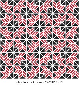 Pattern with abstract geometric style.  For fashion interiors design, wallpaper, textile industry.