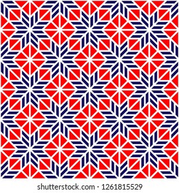 Pattern with abstract geometric style.  For fashion interiors design, wallpaper, textile industry.