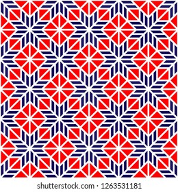 Pattern with abstract geometric style.  For fashion interiors design, wallpaper, textile industry.