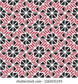 Pattern with abstract geometric style.  For fashion interiors design, wallpaper, textile industry.