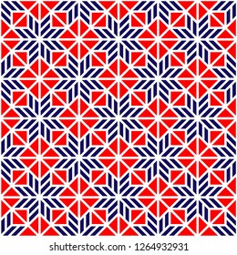 Pattern with abstract geometric style.  For fashion interiors design, wallpaper, textile industry.