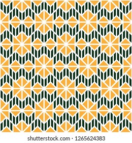Pattern with abstract geometric style.  For fashion interiors design, wallpaper, textile industry.