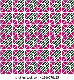 Pattern with abstract geometric style.  For fashion interiors design, wallpaper, textile industry.