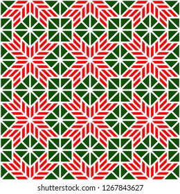 Pattern with abstract geometric style.  For fashion interiors design, wallpaper, textile industry.