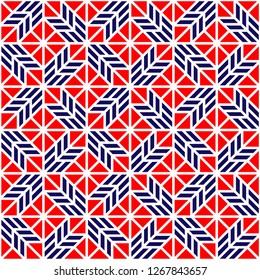 Pattern with abstract geometric style.  For fashion interiors design, wallpaper, textile industry.